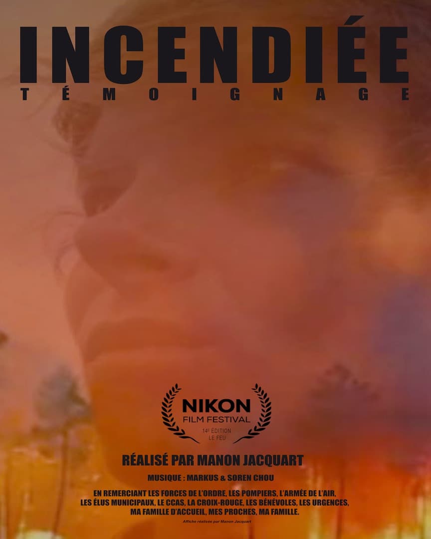 Incendiée