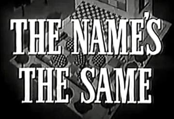 The Name's the Same
