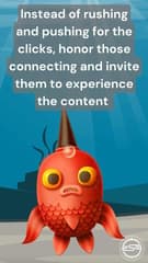 Consider giving your audience a chance to choose.
