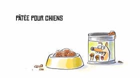 Pâtée pour chiens