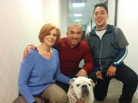 Actress Holly Robinson Peete/"Animal Idol" with Cesar & Andre Millan!