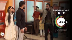 Abhi fights with Bank Robbers