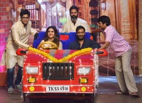 Ajay Devgan and Kajol Rock Kapil's Show