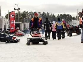 Vintage Snow Mobile