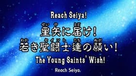 Take It to Seiya! The Wish of the Young Saints!
