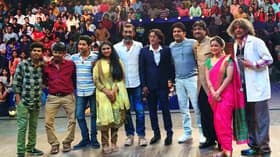 Team Sairat in Kapil's Mohalla