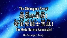 The Strongest Army! The Gathering of the Gold Saints!