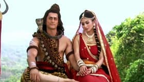 Mahadev tames River Saraswati