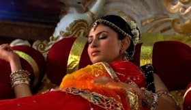 Sati enters the Yoga Nidra state