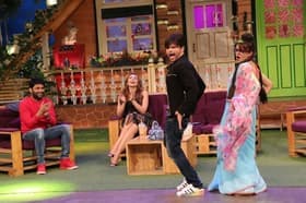 Himesh and Lulia in Kapil's Show