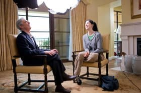 Sarah Silverman and Garry Shandling