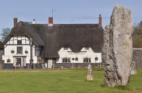 Avebury Stones and the Red Lion